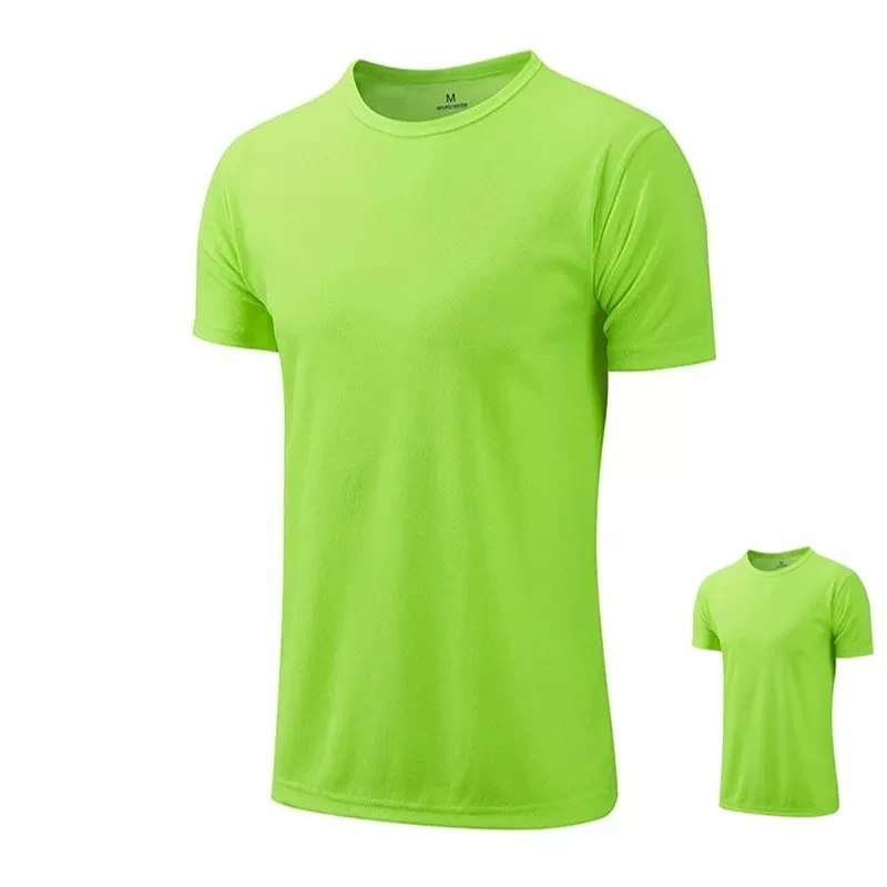 

2021 new men's running T-shirt solid color summer casual outdoor style