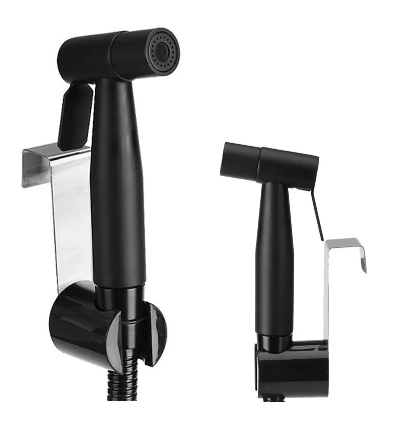 Набор для биде черный ручной распылитель туалета смеситель из нержавеющей стали