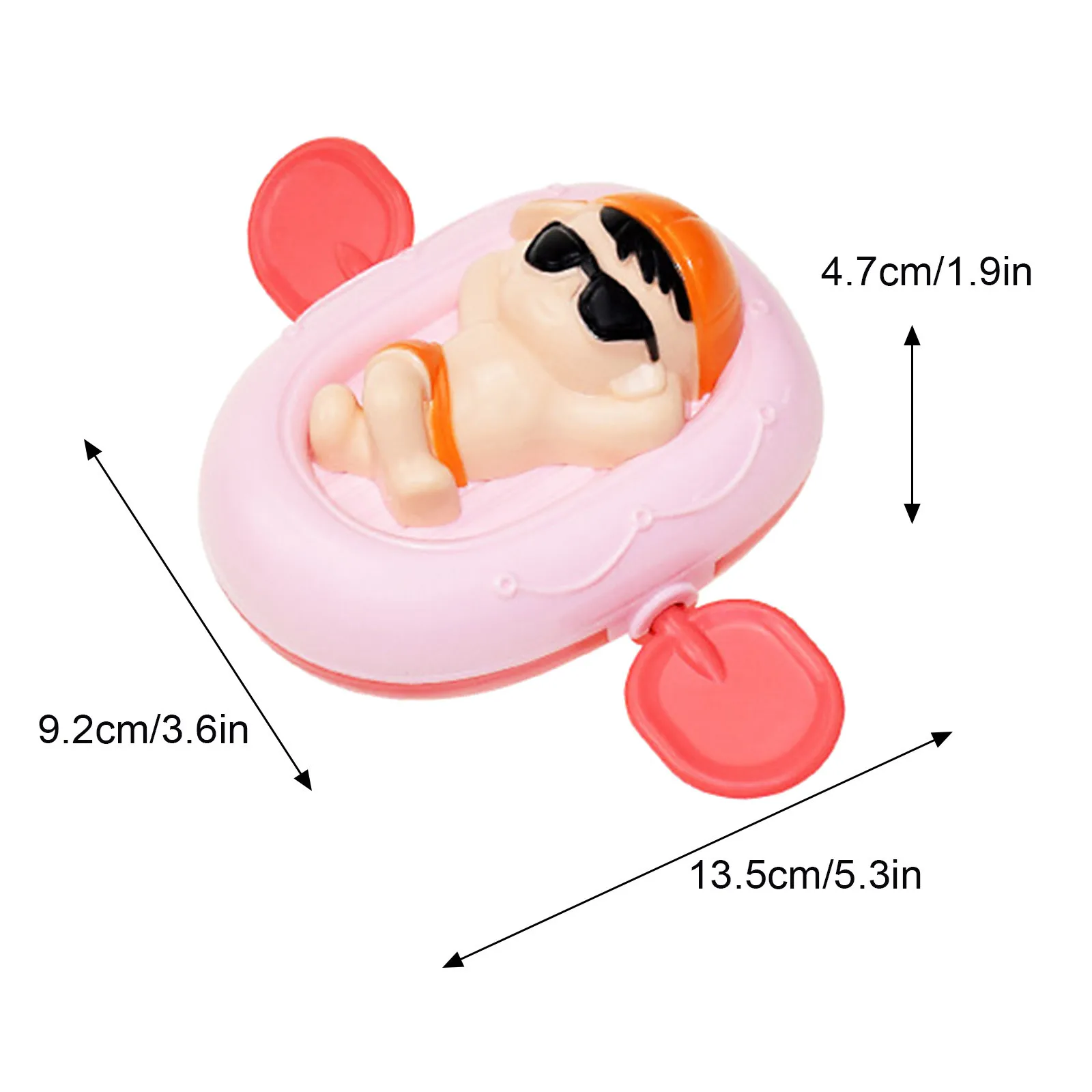

3pcs Baby Bath Swimming Pool Toy Cute Wind Up Rowing Kayak Cool Babies Toys Set Children Birthday Gifts Kids Bathing Toys