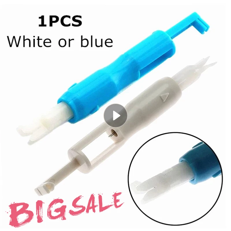 

1Pc Hot Selling Needle Threader Stitch Insertion Tool For Sewing Machine Needle Inserter Manual Needle Threader Sewing Tool Home