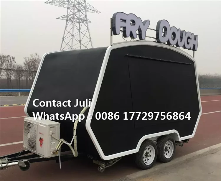 Новый дизайн Мобильный Свадебные прицеп для уличной еды корзину 4 колеса витрина