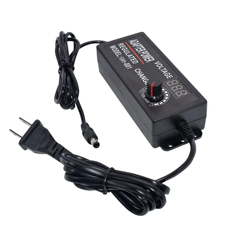 

Adjustable AC to DC 3V-12V 3V-24V 9V-24V Universal adapter with display screen voltage Regulated power supply adatpor 3 12 24 v