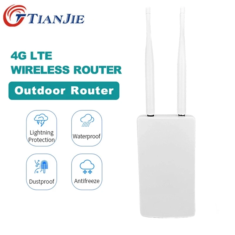 

New 4g Wifi Router 300mbps Unlocked CAT4 LTE Modem 4g Wifi Sim Card Dual External Antennas Gateway Wireless Router for IP Camera