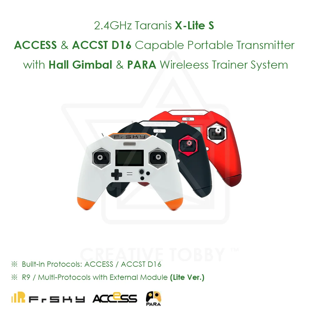 Портативный передатчик FrSky 2 4 ГГц Taranis X Lite S ACCESS и ACCST D16 с поддержкой Холла Gimbal PARA