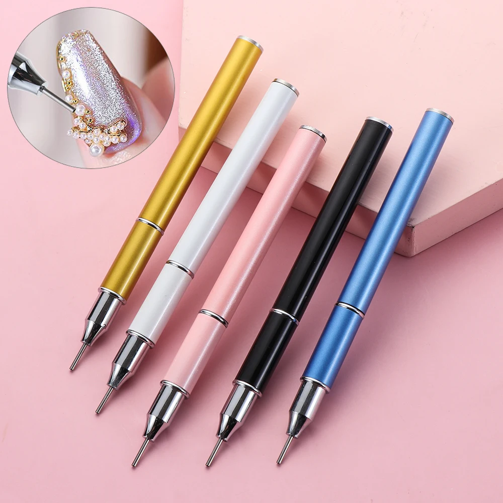 1 шт. DIY Нейл арт драгоценные камни выбор инструмента двойной головкой бриллиант