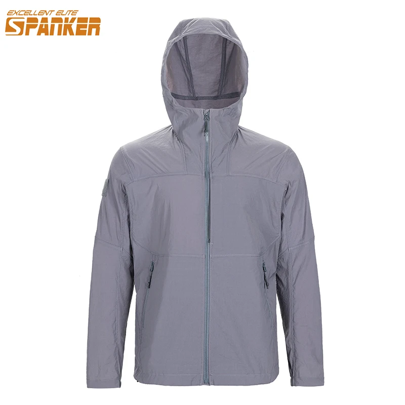 EXCELLENT ELITE SPANKER Tactical Sunscreen Jackets Light and Thin Clothing Sportswear Men's Sunscreen Jacket Single Layer