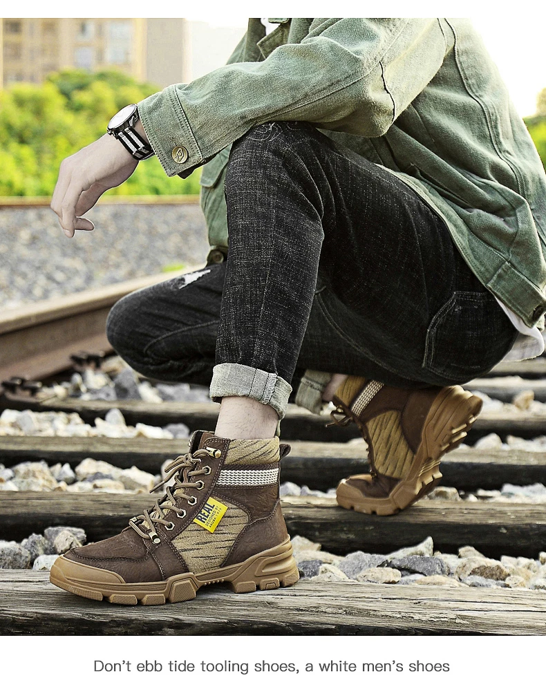 Weideng Plus Size 37-45 Genuine Leather Warm Boots Men Casual Winter Outdoor Women Snow Shoes High Quality Lace Up Soft Non Slip