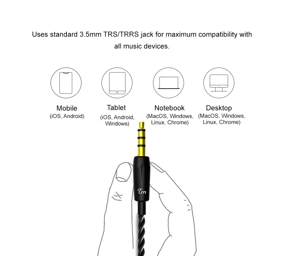 TRN V10 2DD+ 2BA гибридные наушники в ухо HIFI DJ монитор для бега спортивные наушники гарнитура V20 V80 V30 AS10 N1 T2