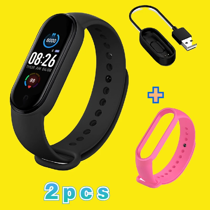 

Digital clock wristwatches Women Smart Watch wristbands MenHeart Rate Monitor Blood Pressure Fitness Tracker Bluetooth strap