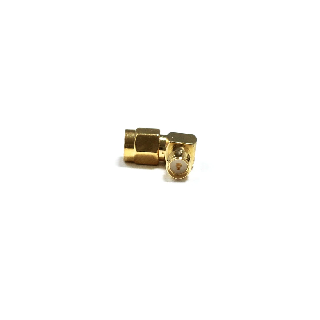 

1PC RF Coax Adapter RP-SMA Male Plug switch RP-SMA Female Jack convertor Right Angle Goldplated NEW wholesale