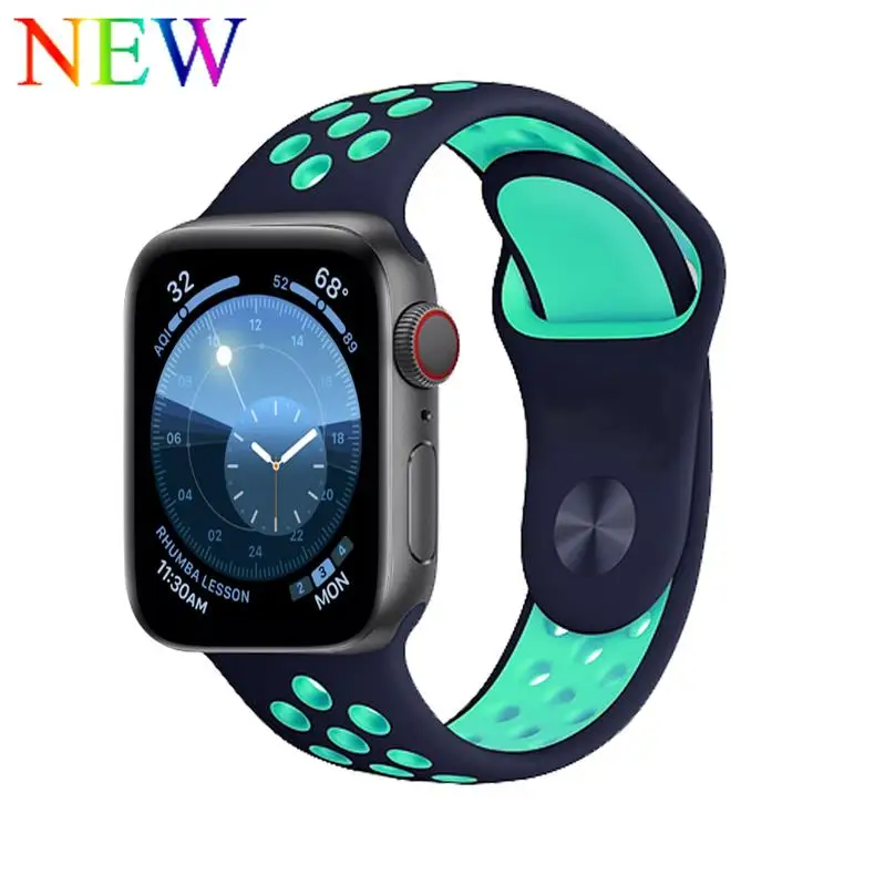Ремешок для часов apple watch 4 Band correa apple watch 42 мм 38 мм 44 мм 40 мм iwatch series 5 4 3 2 Силиконовый браслет pulseira ремешок для часов