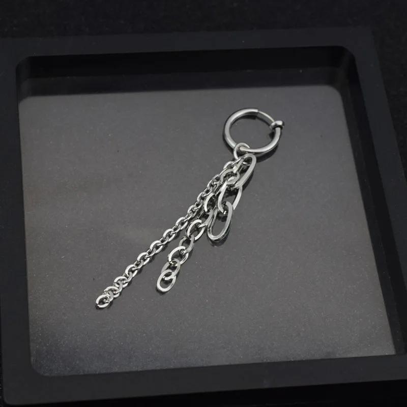 Idol корейские серьги-гвоздики из нержавеющей стали для мальчиков KPOP DNA Ear Clip