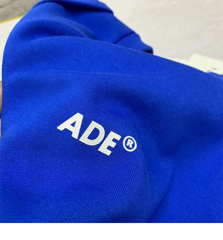 Однотонные свитшоты Adererror 2020 ADE пуловер с принтом логотипа Ader Error lrрегулярные