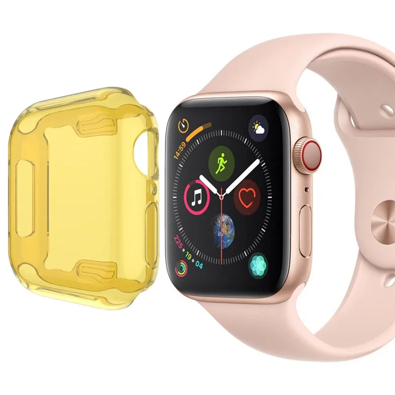 Чехол для Apple Watch Защитная пленка экрана серии 4/5 из ТПУ ультратонкий 360