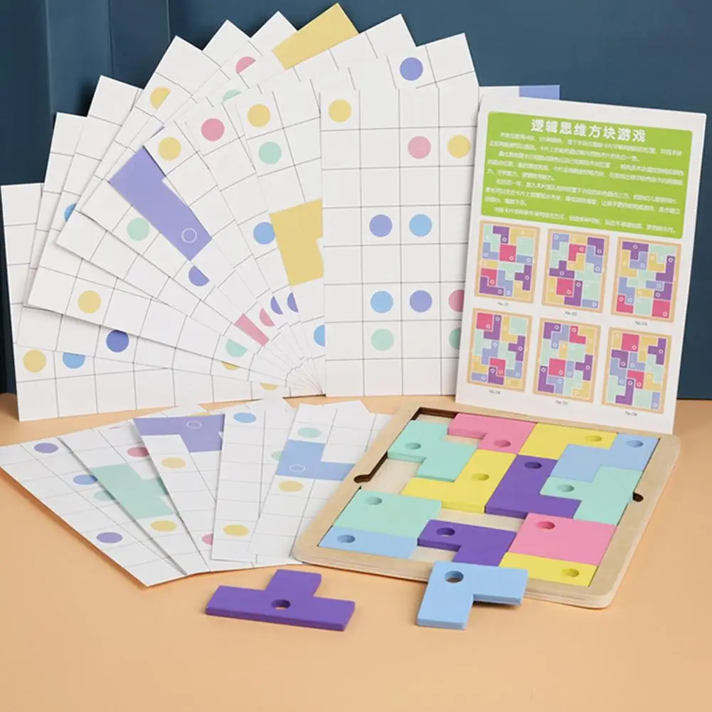 Деревянная детская подходящая русская коробка настольная игра головоломка