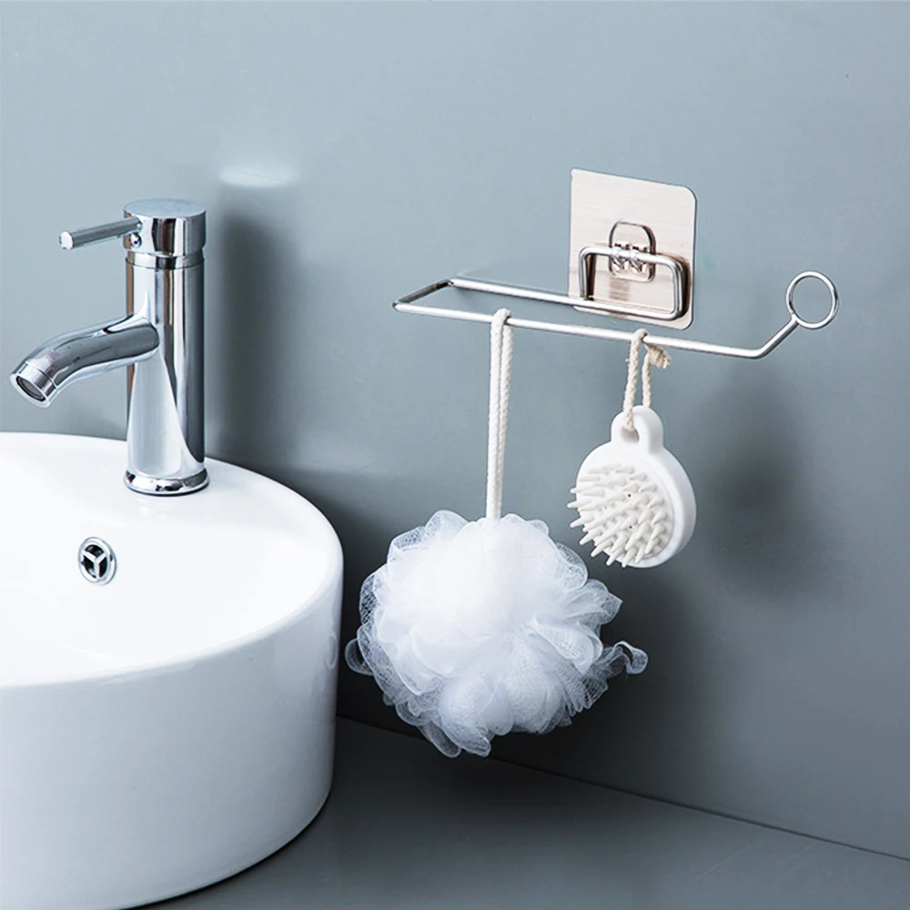 Клейкий держатель для кухонной бумаги вешалка рулонных салфеток полотенец