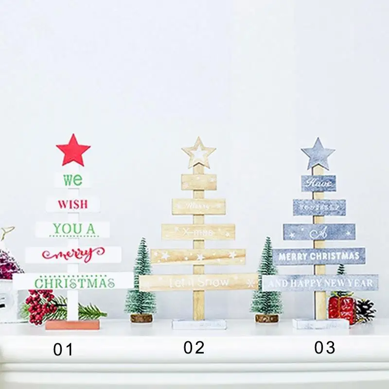 

Wooden Ornament Colorful Festival Creative 2019 Sturdy Christmas Decorations Xmas Decor Christmas Ornament Shop Pendant Letter