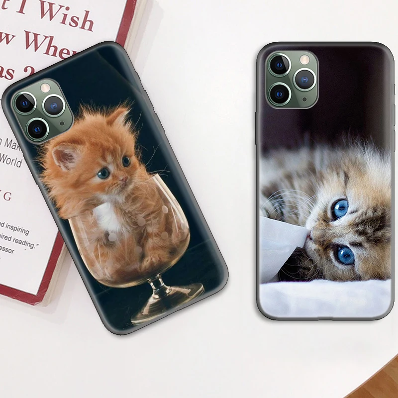 Силиконовый чехол для iPhone 11 Pro X XS XR Max 7 8 6 6S 5 5S SE Plus + задняя крышка телефона с