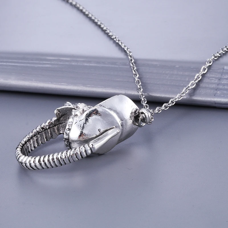 Модная бижутерия винтажное очаровательное античное ожерелье с подвеской