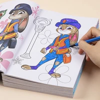montessori toys disney zootopia coloring book kids birthday gift drawing book early education toys