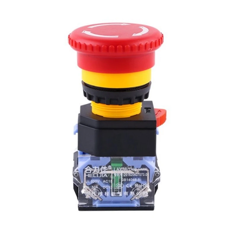 

1 шт. LAY38-11ZS 1NO 1NC Аварийная Кнопка 22 мм