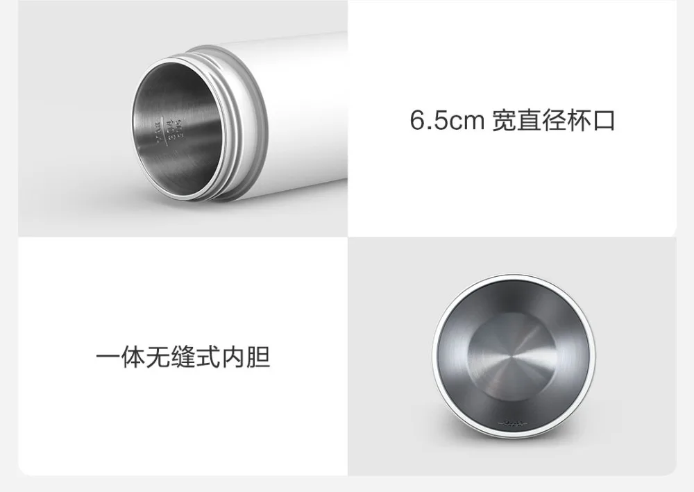 Xiaomi Viomi, электрическая чашка, портативная, 400 мл, бутылка, 304 нержавеющая сталь, чашка для чая, кофе, молока, порошка, дорожный чайник, Термокружка
