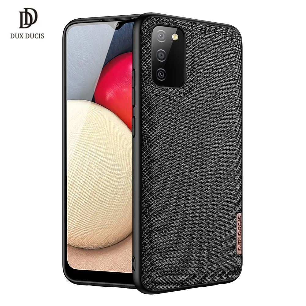 

For Samsung Galaxy A02S(164.2mm) Fino Series Luxury Back Case Protecting Case Support Wireless Charging Supper TPU+PC+PVC+NYLON
