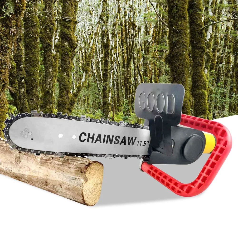 

Angle Grinder to Electric Chain Saw Converter Adapter Chain Saw Bracket Set Woodworking Tool