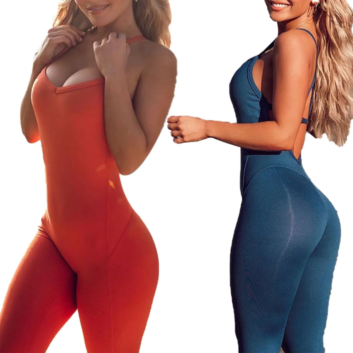 Женское боди без рукавов танцевальный Облегающий комбинезон с вырезами на спине