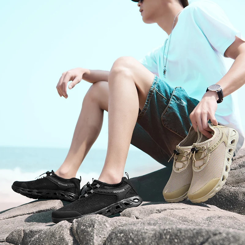 Летняя модная мужская повседневная обувь со шнуровкой Женская большого размера