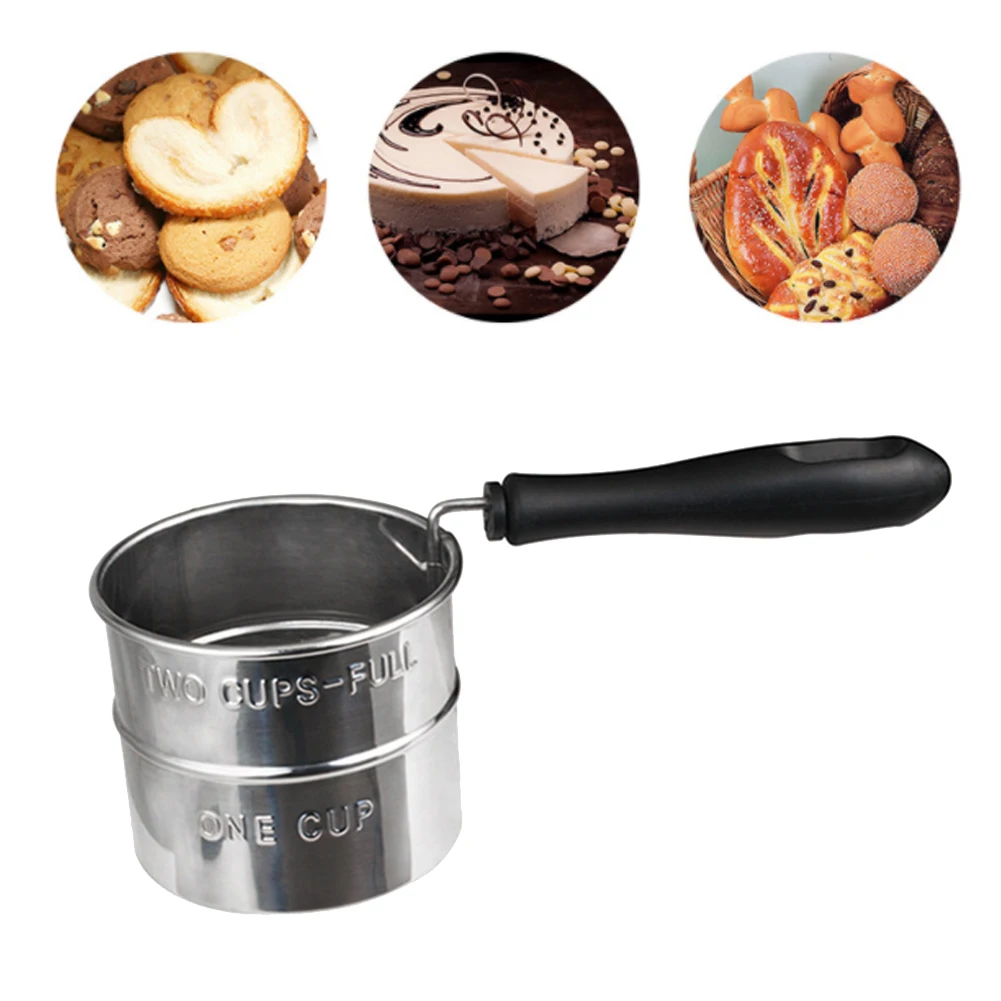 

430 Handheld Stainless Steel Flour Sieve Fine Mesh Oil Strainer Sifter Sugar Filter Kitchen Tools Kitchenware