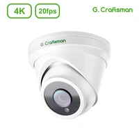 4k ip camera poe 20fps sony sensor security cctv cam h 265 indoor outdoor audio video surveillance onvif d2m8s g craftsman