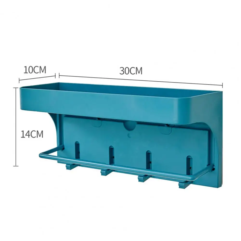 

Bathroom Shelf Punch Free Shower Organizer Wall Mount Kitchen Storage Rack Stand