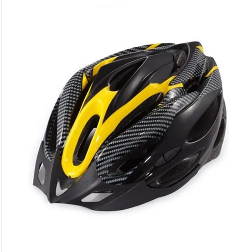 Mountain Bike Cycling Helmet Hollow Breathable Carbon Fiber Safety Head Cap Outdoor | Спорт и развлечения