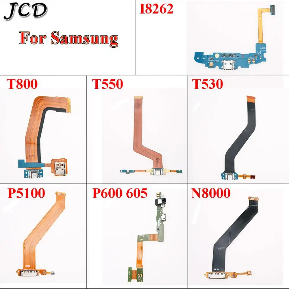 JCD для Samsung Galaxy Tablet I8262 T800 T500 T530 P5100 P600 605 N8000 USB коннектор Mic порт зарядное устройство