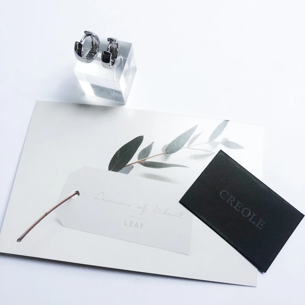 Серьги-Обручи На Петлях классические средние 2019 аксессуары модные ювелирные