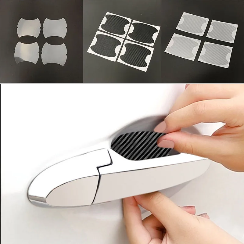 4 шт./лот стикер для защиты ручки автомобиля SSANGYONG Chairman Rexton Kyron Rodius Actyon korando Tivolan |