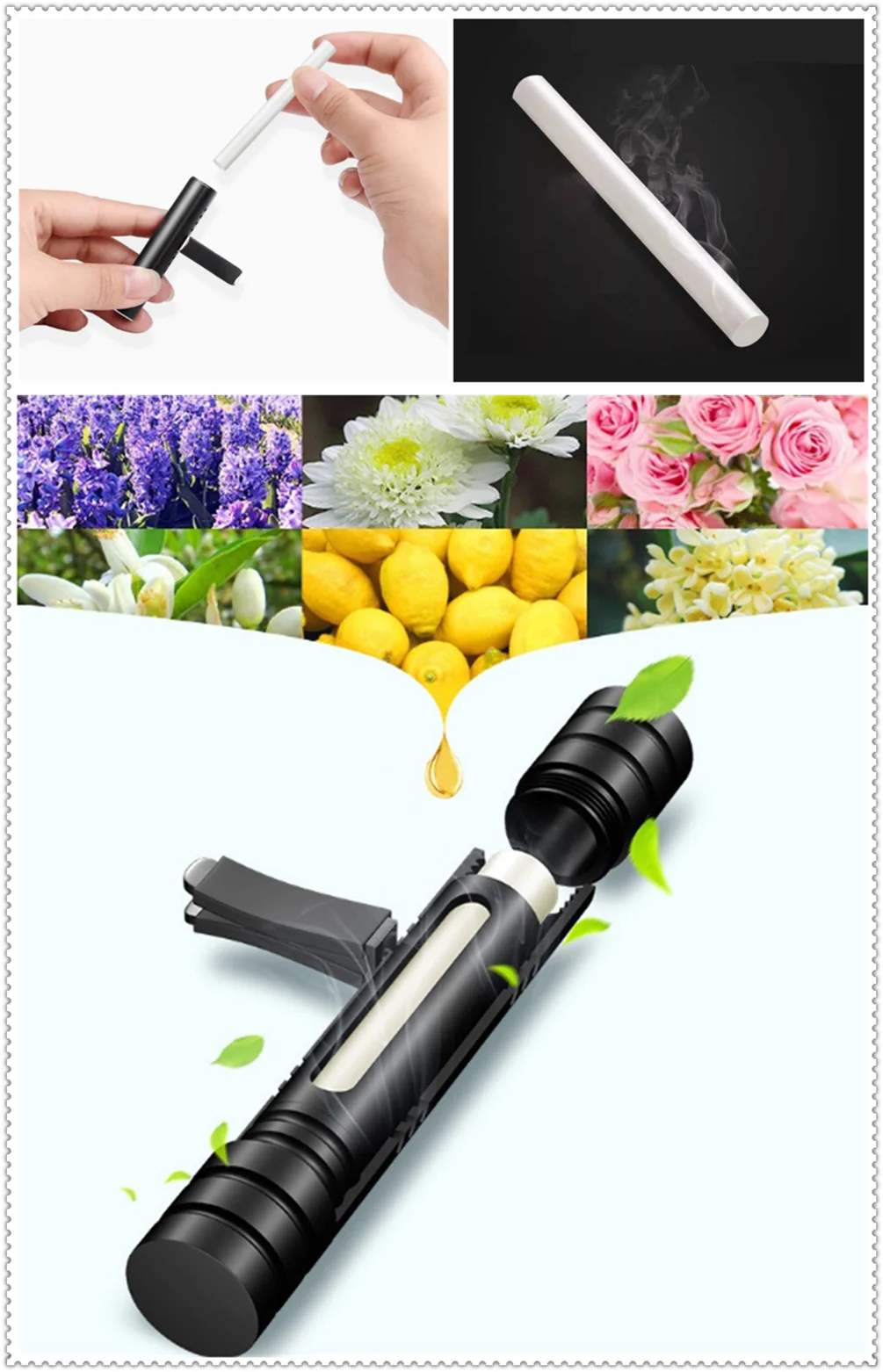 Автомобильный Кондиционер воздуха на выходе Духи дополнение палку твердый