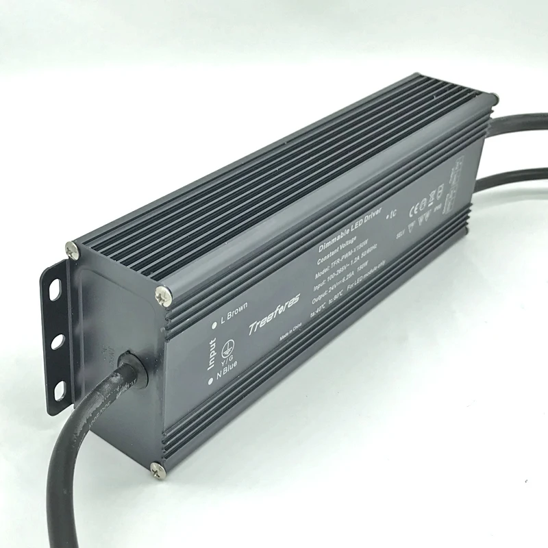 0 10В ШИМ 1 10V затемнения 30 Вт 60 80 100 120 150 200 300 360 AC/DC 12V 24V IP66 светодиодный трансформатор