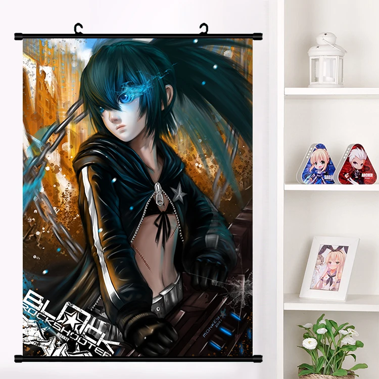 Аниме BLACK ROCK SHOOTER наклейки на стену панно настенные подвесные плакаты домашний