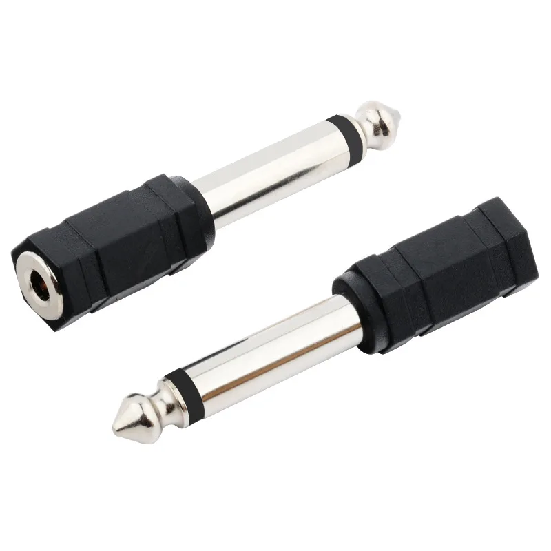 

DALCAN 2Pcs 3.5mm to 6.5/6.35mm Audio Adapter to 6.5/6.35 Male Plug to 3.5 Female Jack Connector Adaptor