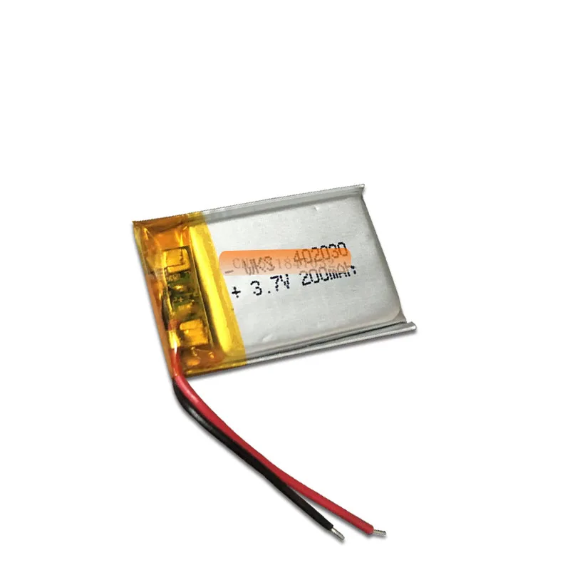 1 шт./лот 3,7 V литиевая батарея 200 мА/ч, 402030 042030 gps MP3