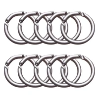 round mountaineering buckle metal circle hook aluminum alloy spring buckle with a maximum load of 2kg
