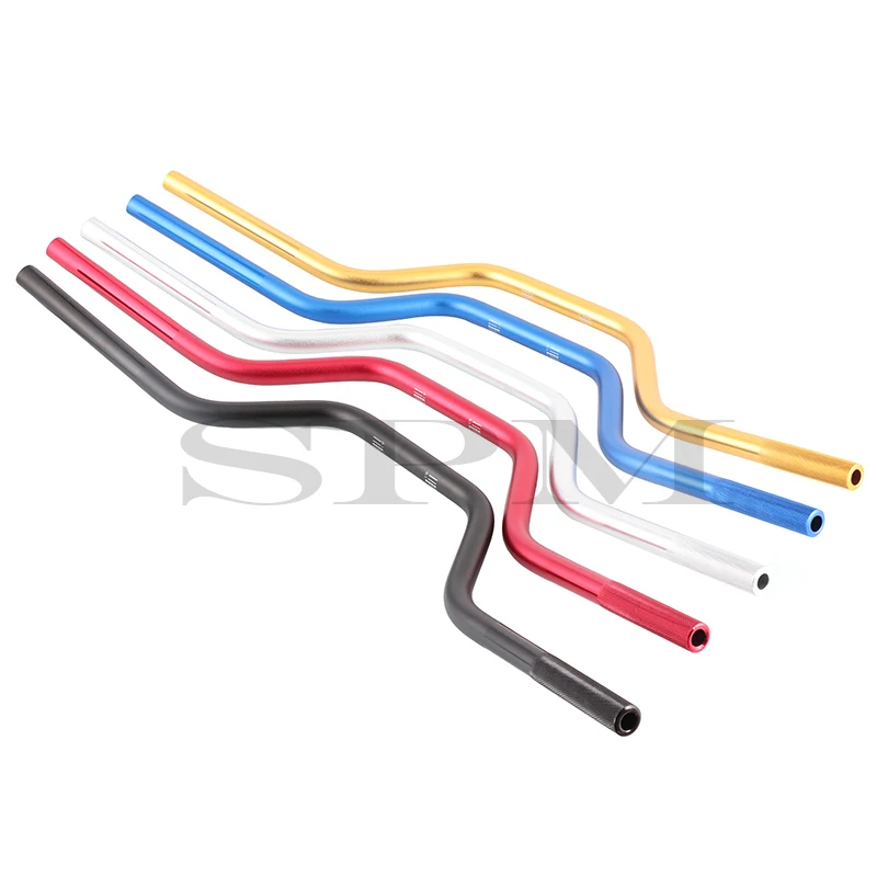 

22mm Universal Motorcycle CNC Handlebar Motor Motorbike Aluminum Alloy Handlebars Moto Scooter Retro Black Anti-rust Handle Bars