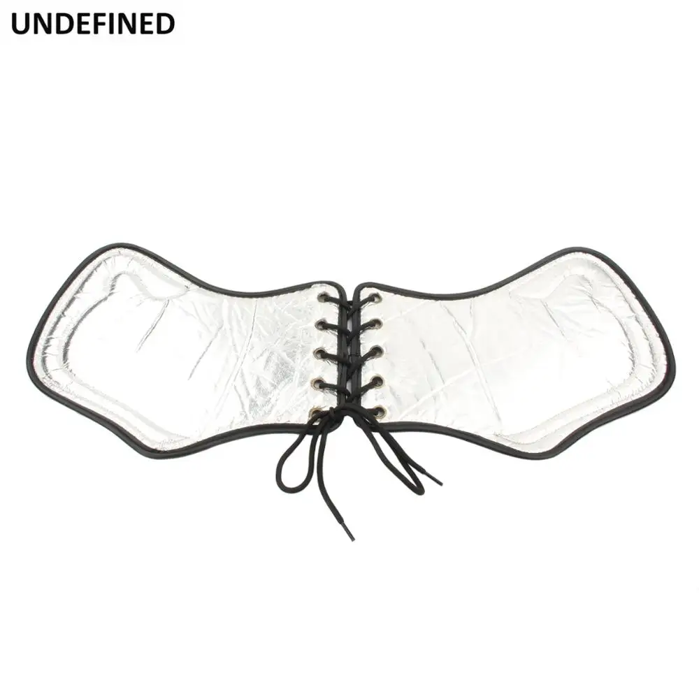 Мотоциклетные черные тепловые защитные дефлекторы из искусственной кожи для Harley