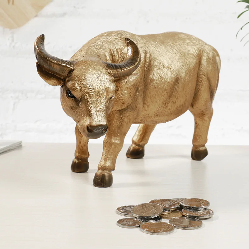 

Decorative Counter Piggy Bank Personalized Storage Animal Piggy Bank Book Money Safe Coin Cattle Caja Fuerte Money Bank HX50MB