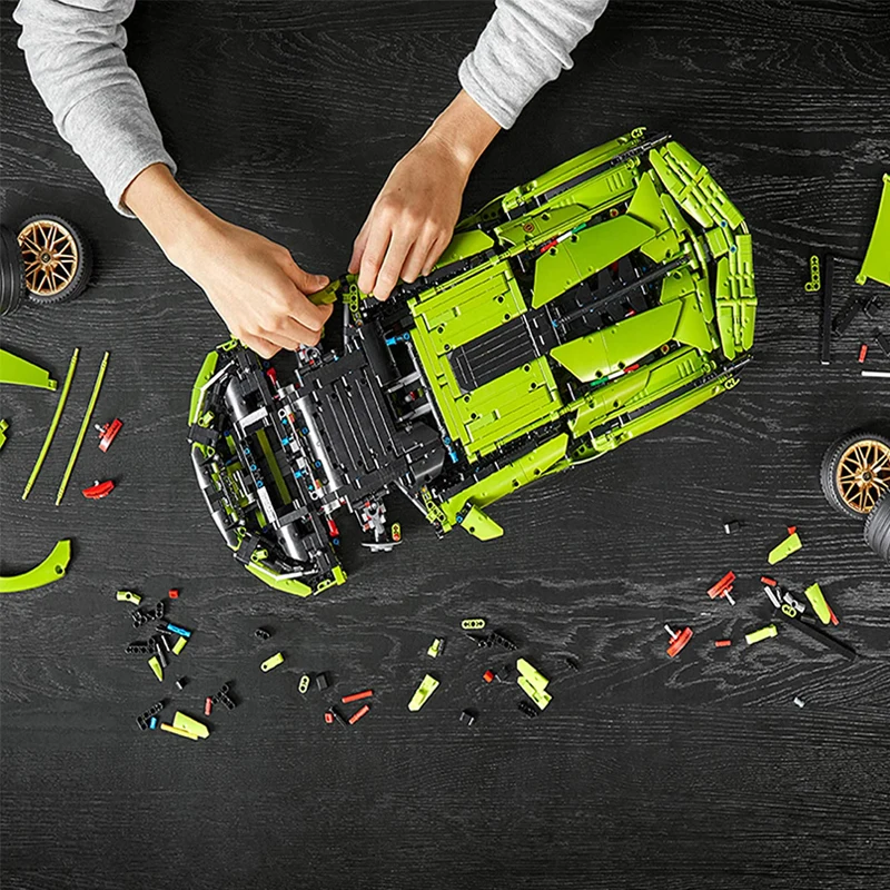Технический Lambo Sian совместимый 42115 кубики MOC проект по строительству моделей для