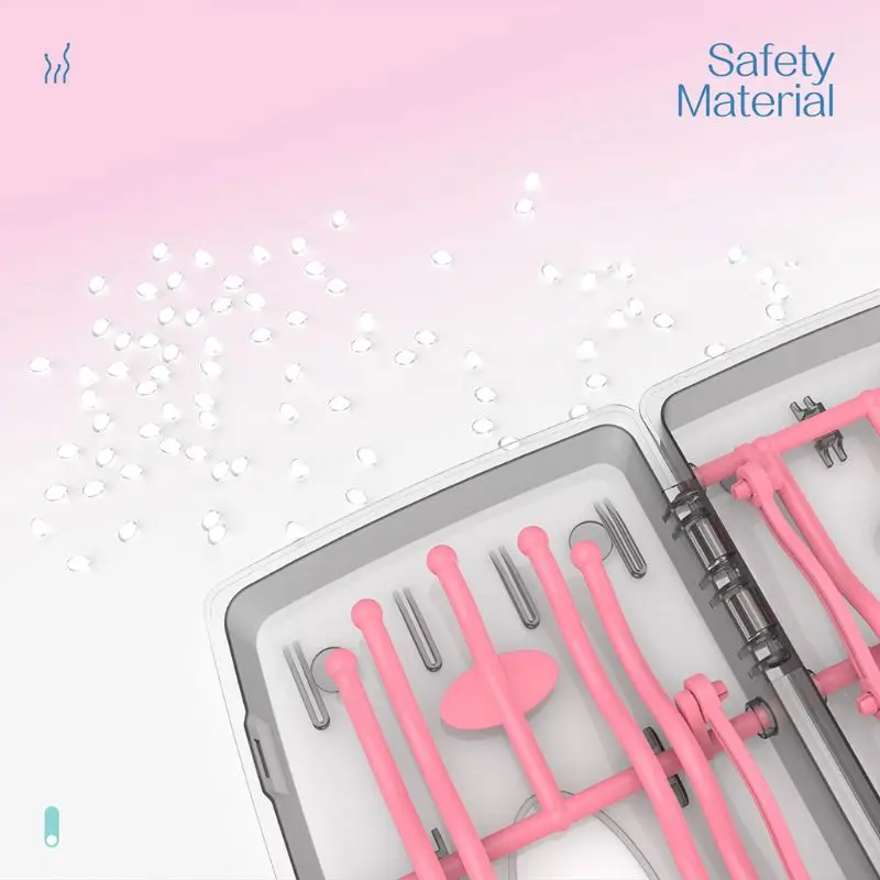 

Drying Rack Tree Storage Nipple Shelf Baby Pacifier Feeding Cup Holder Baby Bottle Cleaning Dryer Drainer