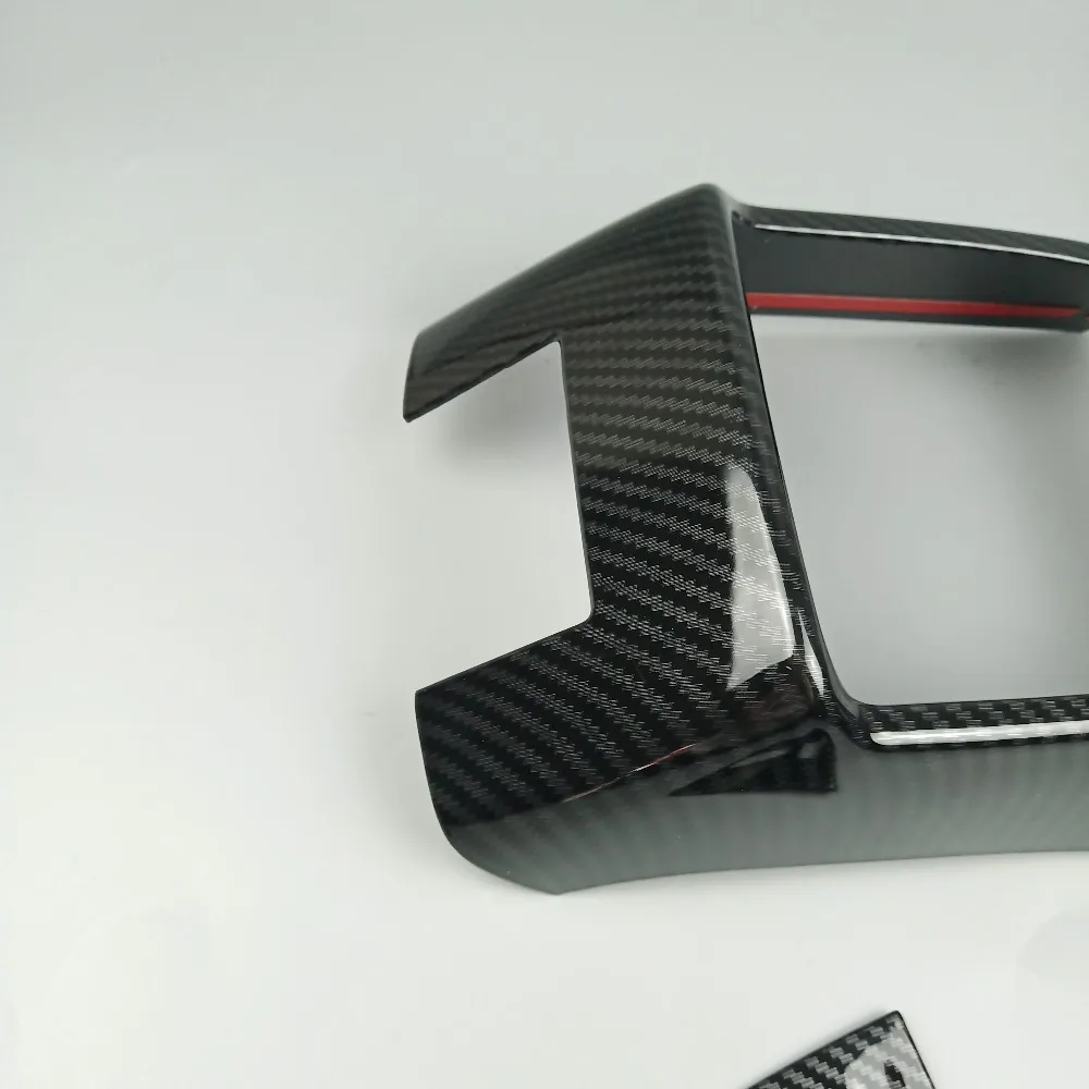 Центральная консоль задняя внутренняя декоративная крышка из углеродного