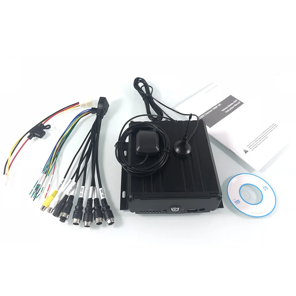 4-канальный автомобильный мобильный видеорегистратор с поддержкой